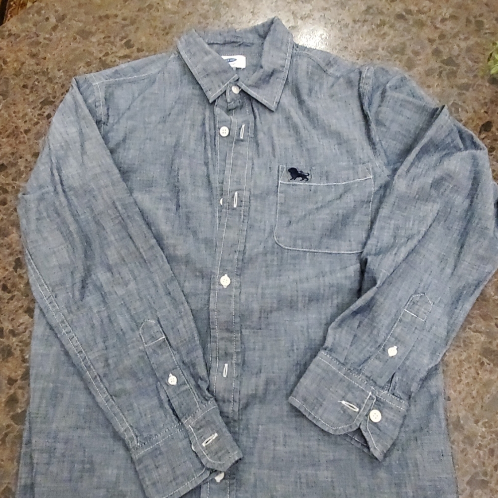 Long sleeve jean shirt